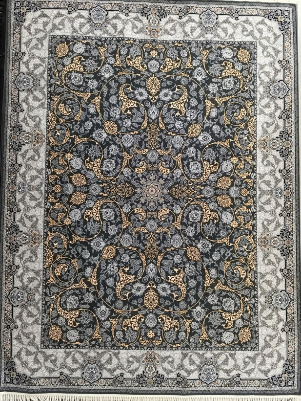 نمای نقشه فرش تخت طاووس