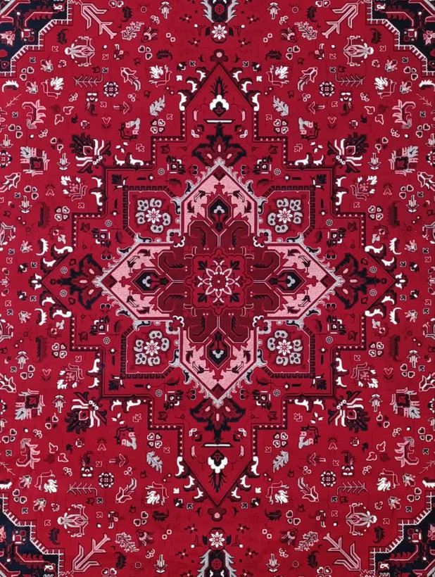 نمای ترنج فرش هریس