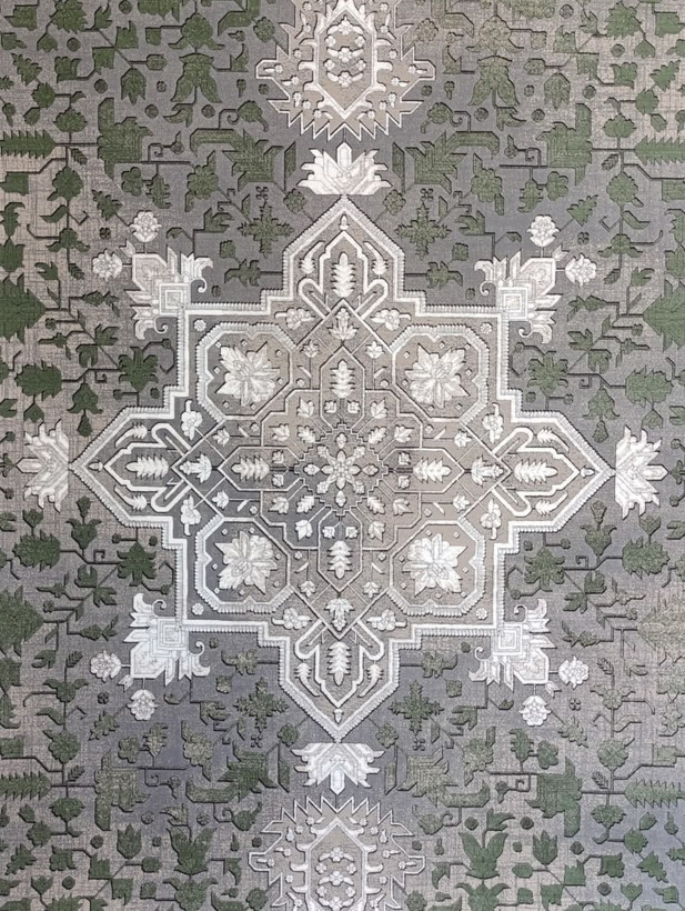 نمای ترنج فرش هریس