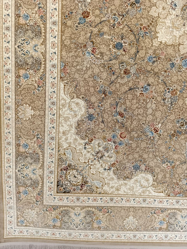 نمای حاشیه فرش تبریز
