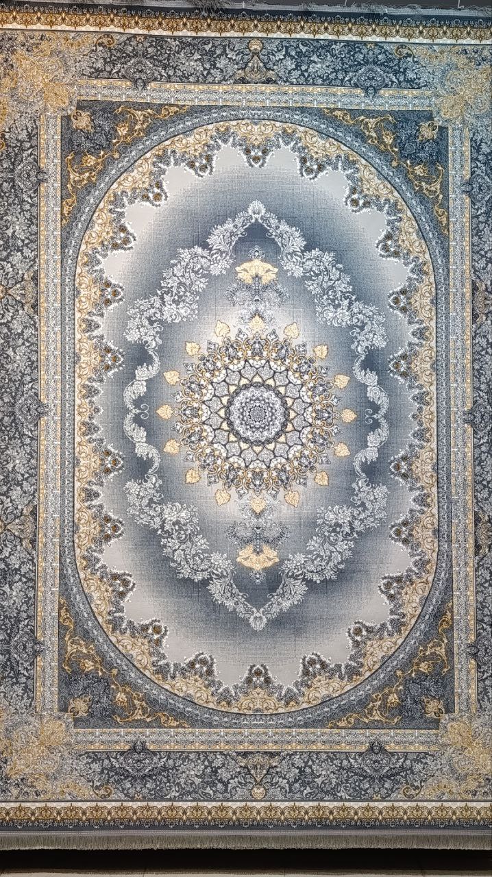 فرش 700 شانه آکریلیک طرح ترنج دار برند کارن