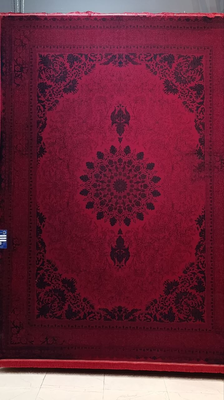 فرش 700شانه آکریلیک طرح ترنج دار