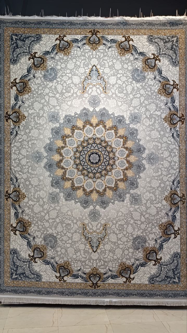 فرش 700شانه آکریلیک طرح ترنج دار