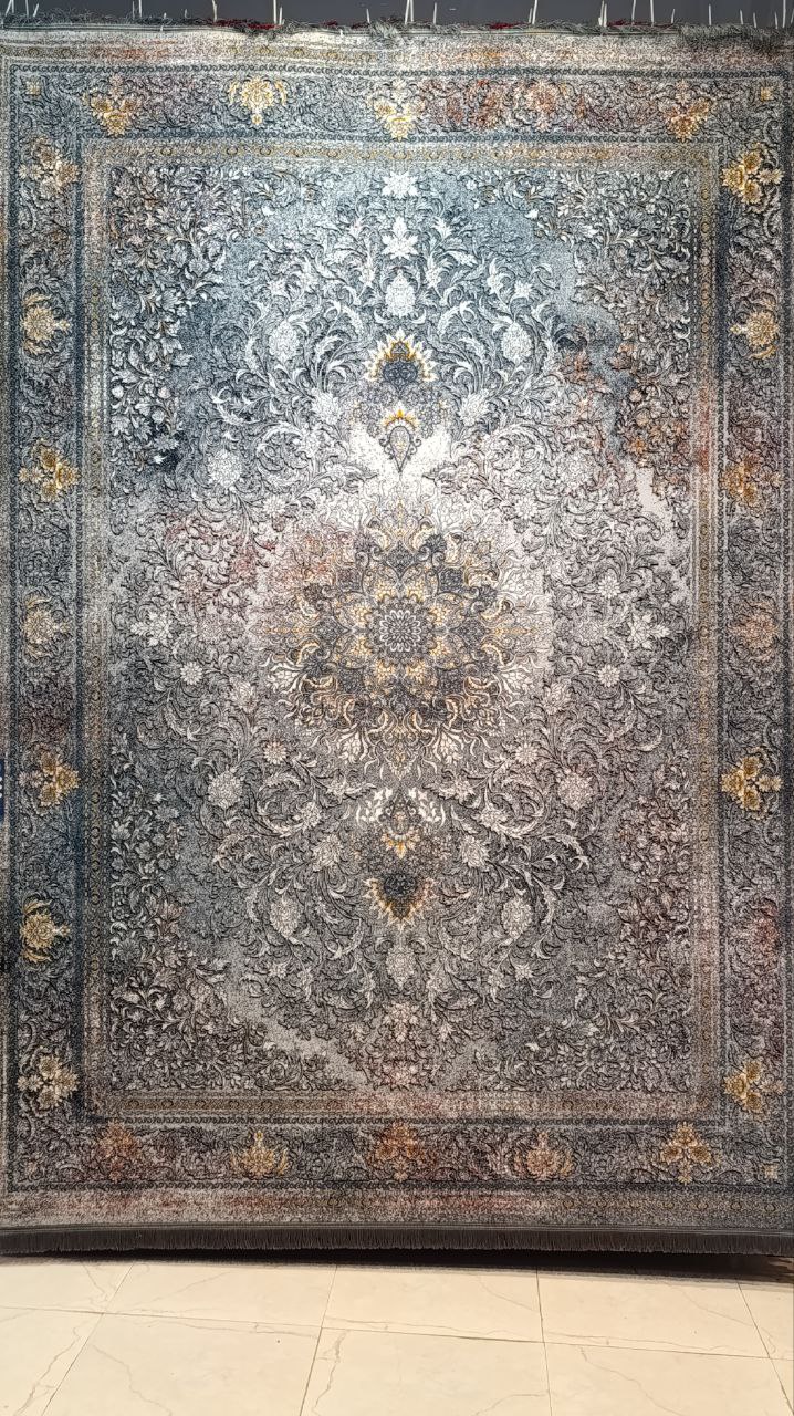 فرش 700 شانه آکریلیک با طرح ترنج دار کبیر