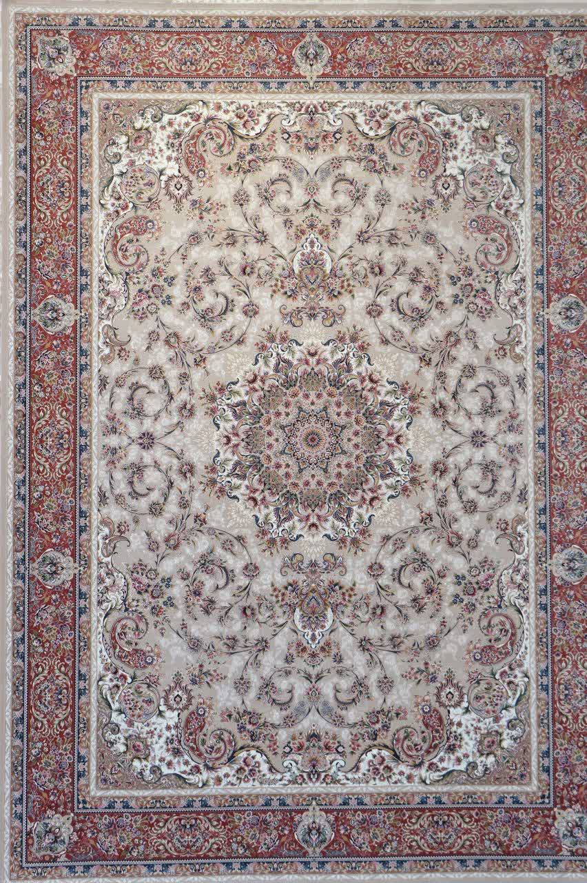 فرش 1200 شانه آکریلیک طرح افشان مارال